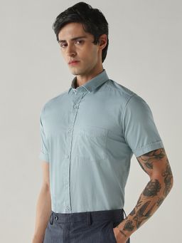 Reid & Taylor - Slim Fit Blue Shirt