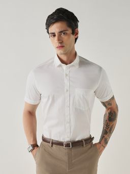 Reid & Taylor - Slim Fit White Shirt