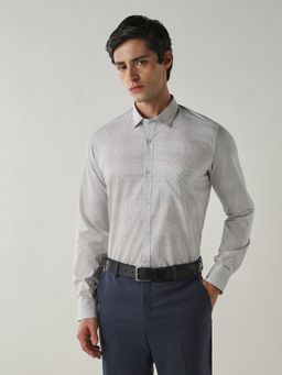 Reid & Taylor - Slim Fit Light Grey Shirt