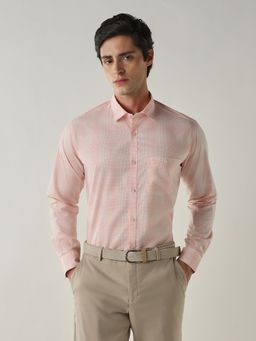 Reid & Taylor - Slim Fit Orange Shirt