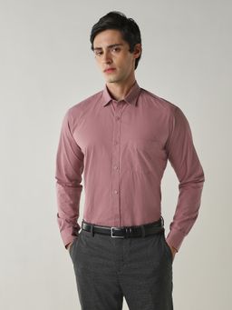 Reid & Taylor - Mauve Slim Fit Shirt