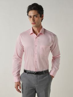 Reid & Taylor - Slim Fit Pink Shirt
