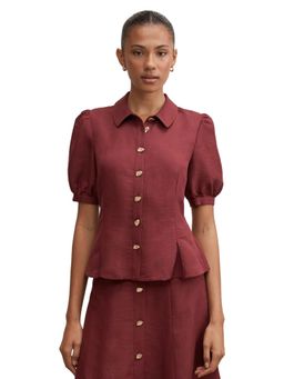 Forever New - Red Foster Button Down Top