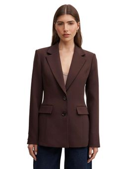 Forever New - Brown Lee Nipped Waist Blazer