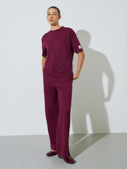 Styli - Purple Solid Co-Ord Set