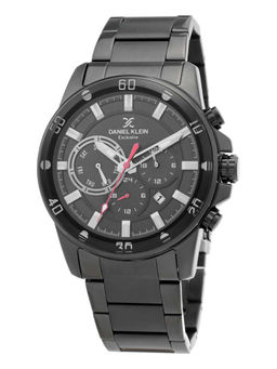 Daniel Klein - Analog Gunmetal Dial Men Watch- DK.1.12345-5