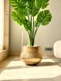 Mason Home - Acropolis Textured Gold Planter