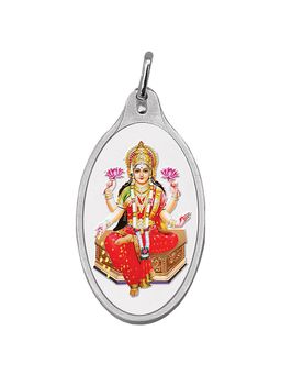 Kundan - 10.11 gm (999.9) Lakshmi Ji Silver Colour Pendant