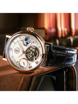 Earnshaw - Halley Tourbillon Limited Edition Mechanical 80 Hour Power Reserve Mens Watch- ES-8262-06