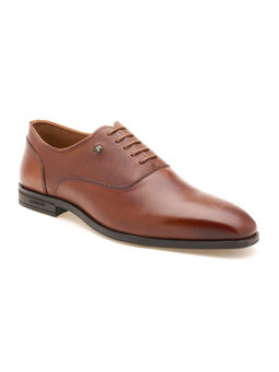 Arrow - Mens HANK Lace Up Derbies Shoes - Tan