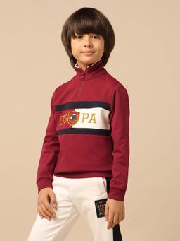 U.S. POLO ASSN. - Boy's Brand Embroidered Regular Fit Sweatshirt