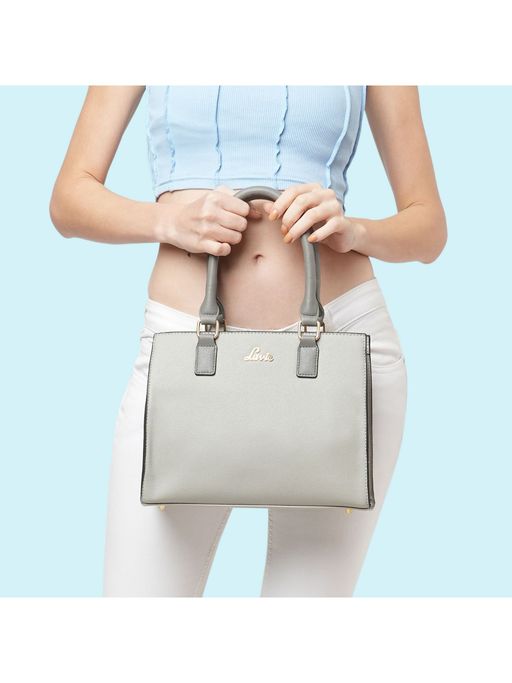 Buy Lavie Shelly Womens Medium Satchel(Grey) (M) Online