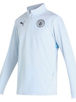 Puma - Mcfc Prematch 1/4 Ziptop Sports Top