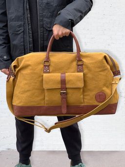 Mona B - Unisex City Slicker Canvas Travel, Gym, Sports Duffel Bag