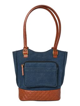 Mona B - Womens Denim Two in One Convertible Backpack and Tote Bag