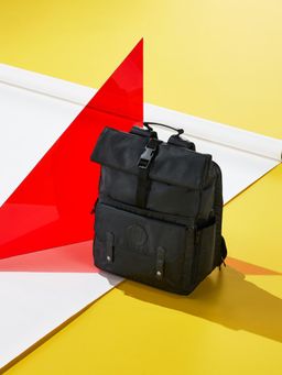 Mona B - Unisex Black Rearden Rollup Backpack