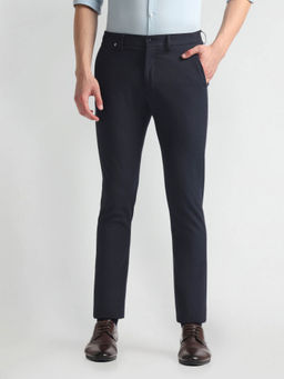 Arrow Newyork - Mid Rise Super Slim Fit Formal Trousers