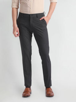 Arrow Newyork - Mid Rise Super Slim Fit Formal Trousers