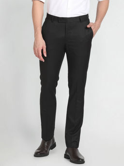 Arrow - Mid Rise Tailored Fit Formal Trousers