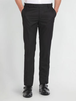 Arrow - Hudson Tailored Fit Textured Formal Trousers