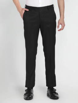 Arrow - Flat Front Dobby Formal Trousers