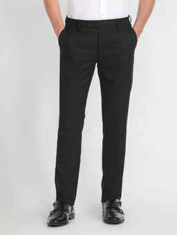 Arrow - Mid Rise Patterned Formal Trousers