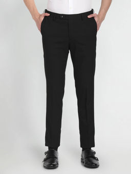 Arrow - Hudson Tailored Fit Dobby Formal Trousers