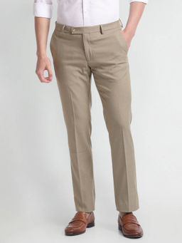 Arrow - Slim Fit Smart Flex Formal Trousers