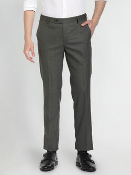 Arrow - Mid Rise Heathered Formal Trousers
