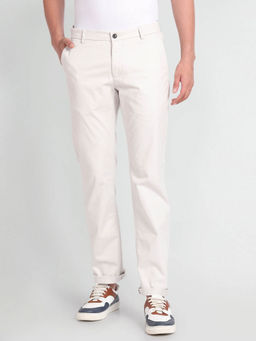 Arrow Sports - Low Rise Regular Fit Casual Trousers