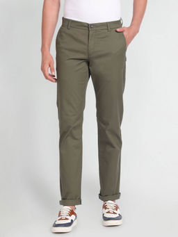 Arrow Sports - Low Rise Regular Fit Casual Trousers