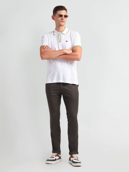 Buy Arrow Sports Bronson Slim Auto Flex Casual Trousers Online