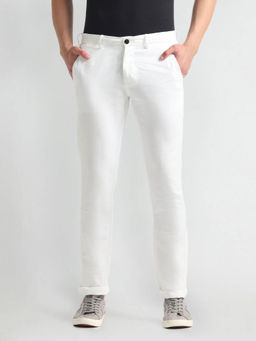 Arrow Sports - Solid Smart Flex Casual Trousers