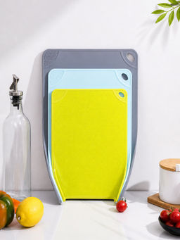 YELONA - Set Of 3 Bpa-Free Food Grade Cutting Boards With Pour Edges