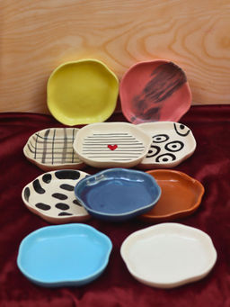 WEAVING HOMES - Set Of 10 Candy Crush Dessert Combo Platters