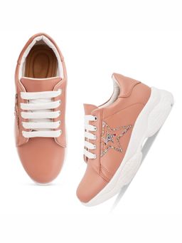 XE Looks - Star Design Trendy and Stylish Chunky Sole Sneakers