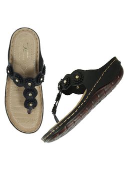 XE Looks - Black Classy and Elegant Comfortable Soft Doctor Slippers