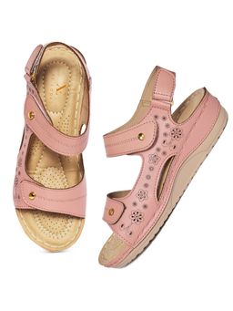 XE Looks - Pink Elegant and Adjustable Comfortable Doctor Slippers Sandal