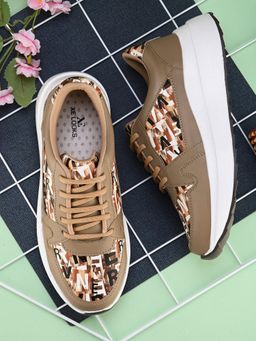 XE Looks - Womens Comfortable Lace Up Sneakers Shoes