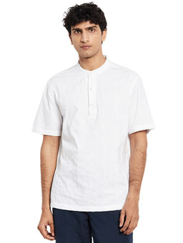 Fabindia - Cotton Half Sleeves Super Short Kurta