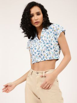 ELLE - Womens floral Crop Top