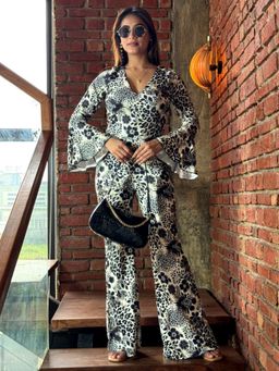 Tandul - Women Multi-Color Lycra Floral Jumpsuit