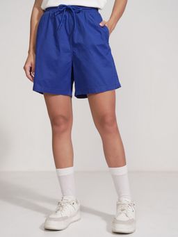 TOKYO TALKIES - Women Regular Fit Blue Shorts