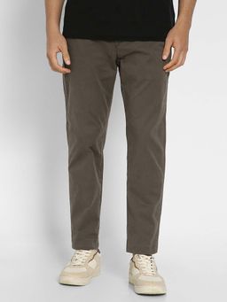 American Eagle - Men Brown Flex Slim Khaki Pant