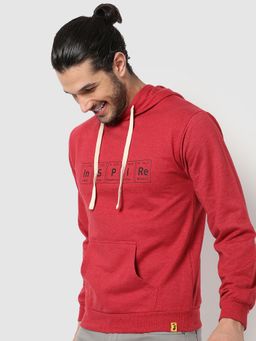 Campus Sutra - Men Printed Hooded Sweatshirt