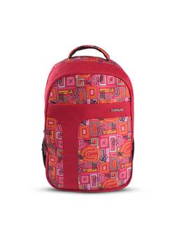 TIMUS - Jiffy Laptop Backpack With Rain Cover - Red