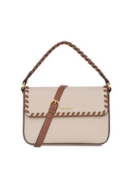 MIRAGGIO - Ivory Virginia Top Handle Detachable And Strap Crossbody Sling Bag