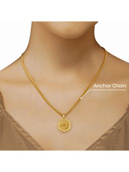 ZARIIN - Power Of Belief Coin Necklace - Sunflower