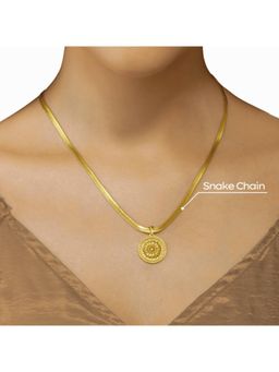 ZARIIN - Power Of Belief Coin Necklace - Good Fortune