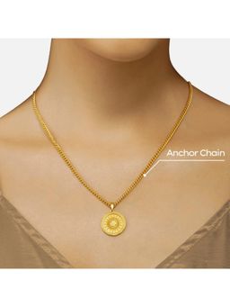 ZARIIN - Power Of Belief Coin Necklace - Sun And Moon